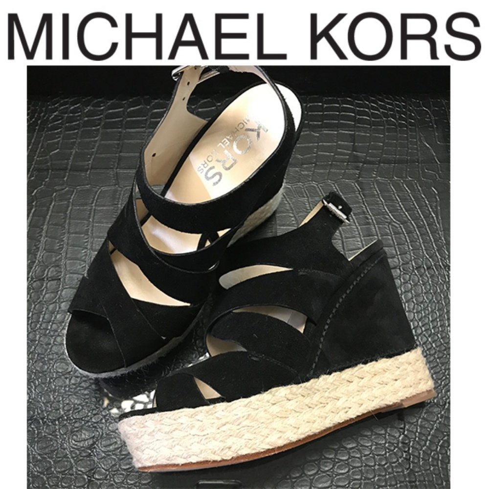 Micheal Kors Platform Wedge Sandals sz 8